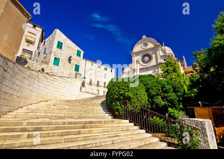 Cathédrale St James à Sibenik Banque D'Images