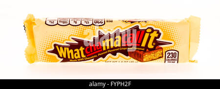 Winneconni, WI - 19 juin 2015 : Whatchamacallit candy bar Banque D'Images