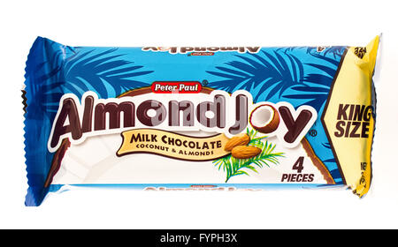 Winneconni, WI - 19 juin 2015 : Amande candy bar Banque D'Images
