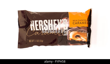 Winneconni, WI - 19 juin 2015 : Hershey bonbons caramels bar Banque D'Images