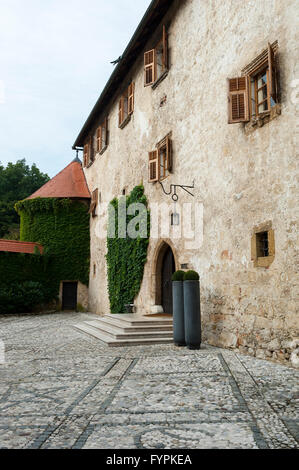 Otocec Castle, Novo Mesto, municipalité du sud-est, la région inférieure de la Slovénie, de l'Europe Banque D'Images