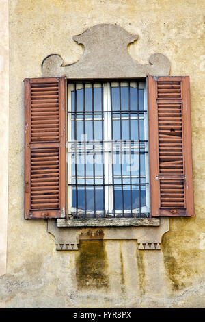 Palais fenêtre Varese Italie azzate abstract Banque D'Images