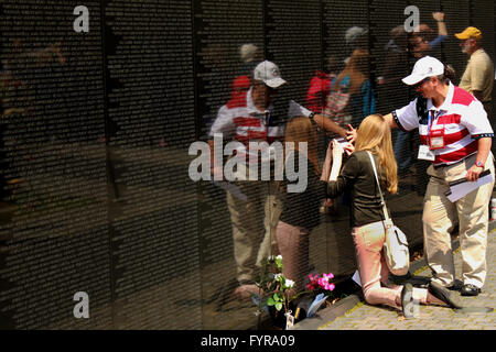 Vietnam Memorial washington dc brian mcguire Banque D'Images