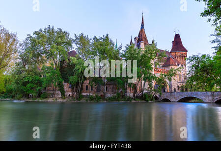 Château Vajdahunyad à Budapest Banque D'Images