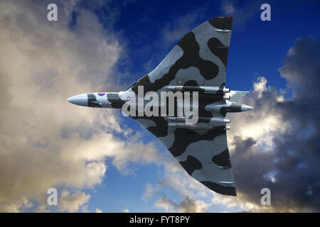 Avro Vulcan bomber en vol Banque D'Images