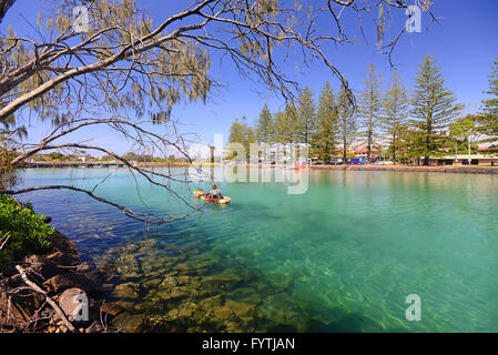 Brunswick river, Australie Banque D'Images