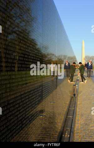 Vietnam Memorial washington dc brian mcguire Banque D'Images