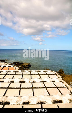 Dans le sel Canry islands Banque D'Images