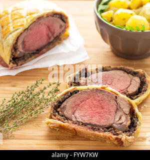 Wellington boeuf traditionnel facile Banque D'Images