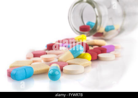 Médecine renversé Banque D'Images