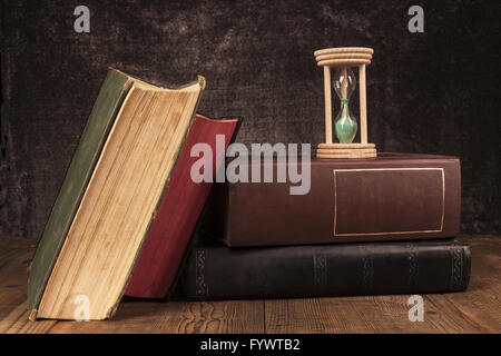 Vieux livres fois Banque D'Images