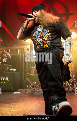 Detroit, Michigan, USA. Apr 24, 2016. Sur la scène RITTZ Tech N9ne Tour centrale indépendante au Fillmore à Detroit, MI le 24 avril 2016 © Marc Nader/ZUMA/Alamy Fil Live News Banque D'Images