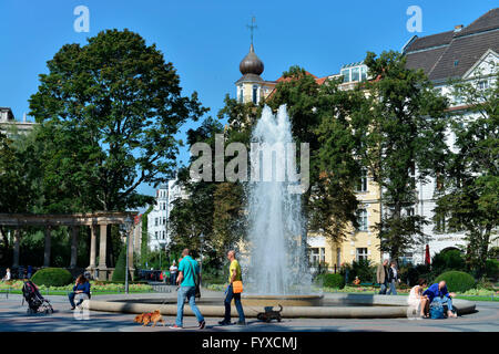 Schoneberg, Viktoria-Luise-Platz, Berlin, Allemagne / Schöneberg Banque D'Images