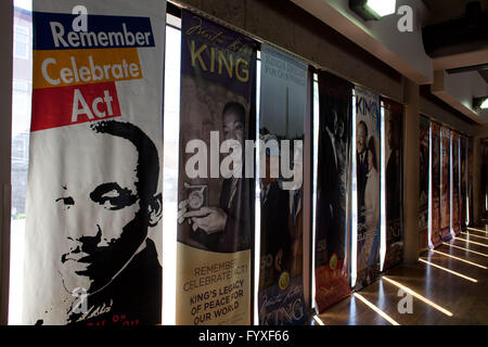 Martin Luther King Jr. et Mémorial National Historic Site, à Atlanta Banque D'Images