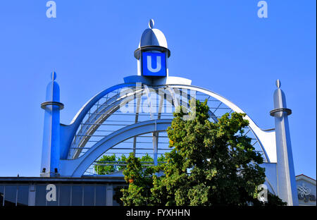 La station de métro Nollendorfplatz,,, de la station de métro U-Bahn de Berlin, Schoneberg, Tempelhof-Schoneberg, Berlin, Allemagne / Tempelhof-Schöneberg, Schöneberg Banque D'Images