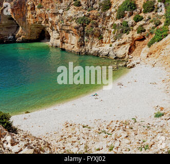 L'Asie en thurkey lycia antalya façon dont l'eau des roches et ciel près de la nature Banque D'Images