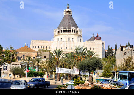 Église de l'Annonciation de Nazareth, Israël Banque D'Images