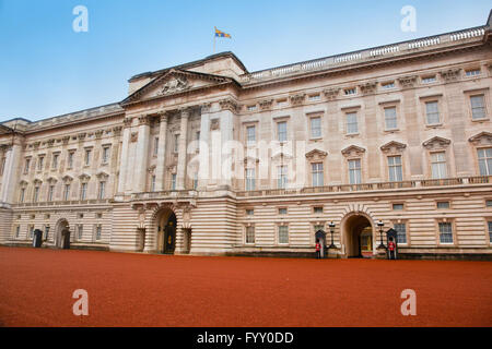 Le palais de Buckingham à Londres, au Royaume-Uni Banque D'Images