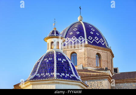 Église de Nuestra Se-ora del Consuelo. Altea. Alicante. Communauté de Valence. L'Espagne. Banque D'Images