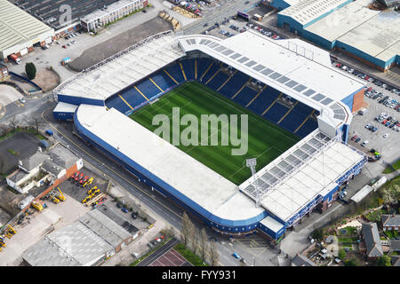 Une vue aérienne de l'aubépines, accueil de West Bromwich Albion FC Banque D'Images