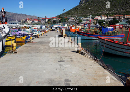 Le port de Kalk Bay, près de Cape Town dans la province du Cap-Occidental en Afrique du Sud. Banque D'Images
