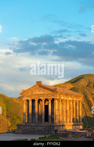 L'Eurasie, région du Caucase, l'Arménie, la province de Kotayk, Garni, Temple de Garni, Site du patrimoine mondial de l'UNESCO Banque D'Images
