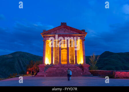 L'Eurasie, région du Caucase, l'Arménie, la province de Kotayk, Garni, Temple de Garni, Site du patrimoine mondial de l'UNESCO Banque D'Images