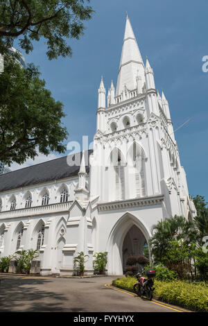 St Andrew's Cathedral, à Singapour Banque D'Images