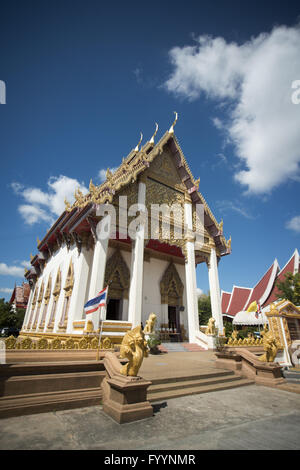 La THAÏLANDE WAT BURAPHARAM SURIN ISAN Banque D'Images