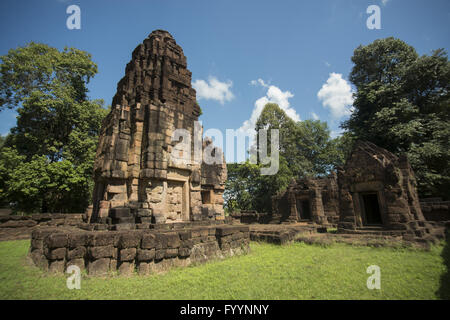 La THAÏLANDE Surin ISAN TA MUEAN THOM TEMPLE Banque D'Images