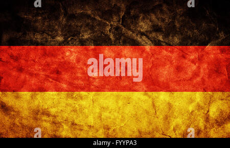 Allemagne grunge flag. Vintage Banque D'Images