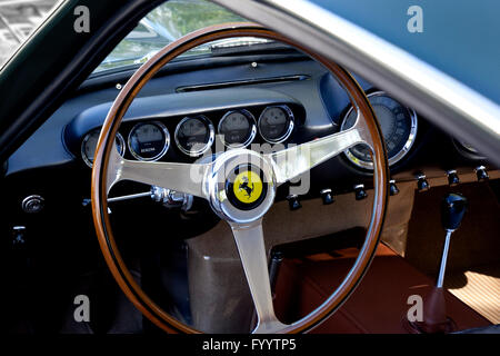 Ferrari 250 GT Lusso intérieur 1963 Banque D'Images