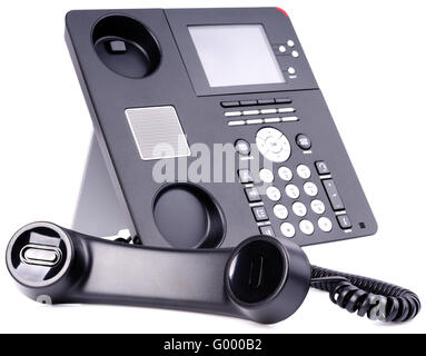 Téléphone IP de bureau Banque D'Images