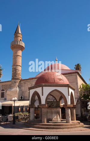 Mosquée Defterdar, île de Kos, centre-ville, Grèce Banque D'Images