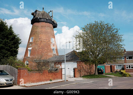 Tiptree dans Essex UK - Le Moulin, mécaniciens, un 18e siècle, classé Grade II, converti en une maison de l'usine Banque D'Images