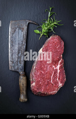 Bas Round Steak Banque D'Images