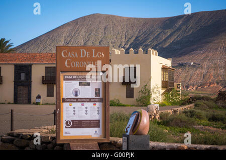 Casa de los Coroneles - Maison des Colonels à La Oliva Fuerteventura Canaries Espagne Banque D'Images