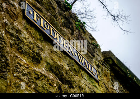 Le mur de Flodden en cour de l'église frères gris à Édimbourg, Écosse Banque D'Images