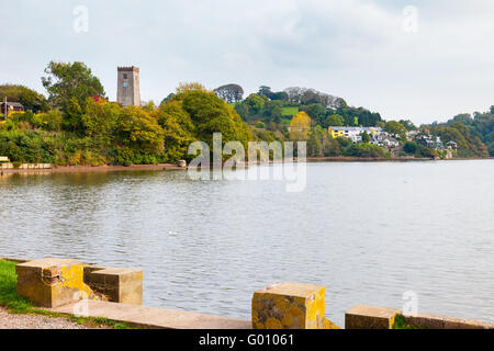 Le raz-de Mill Pond, à Stoke Gabriel dans South Hams Devon, Angleterre Angleterre Europe Banque D'Images