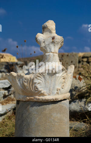 Ruines de Délos Banque D'Images