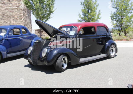 1937 Tudor Sedan Ford Hot Rod Banque D'Images