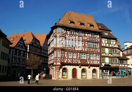 Mosbach market place Banque D'Images