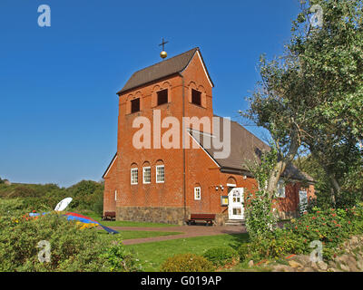 Chapelle frisonne en Wenningstedt, Allemagne Banque D'Images