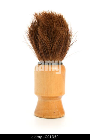 Classic blaireau isolé sur fond blanc Banque D'Images