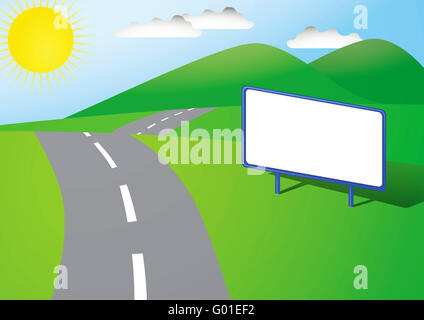 Panneau d’affichage Banque D'Images
