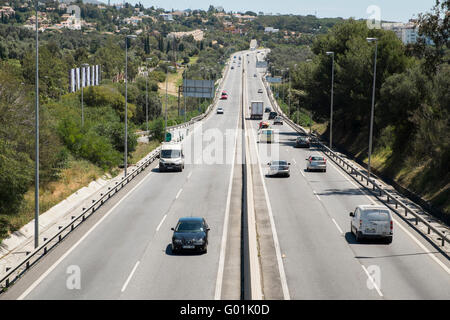 A7 (N340). Marbella, Málaga, Espagne Banque D'Images