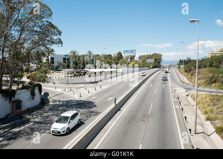 A7 (N340). Marbella, Málaga, Espagne Banque D'Images