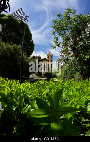 MIET Cultural Foundation a accueilli dans une villa du début du xxe siècle, la propriété de Donmeh Mehmet Effendi Kapandji ou Kapantzi. Thessalonique Banque D'Images