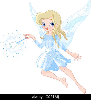 La fée des dents avec Magic wand Banque D'Images