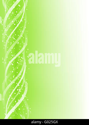 Les lignes colorées en vert. Arrière-plan lumineux Editable Vector Illustration Banque D'Images